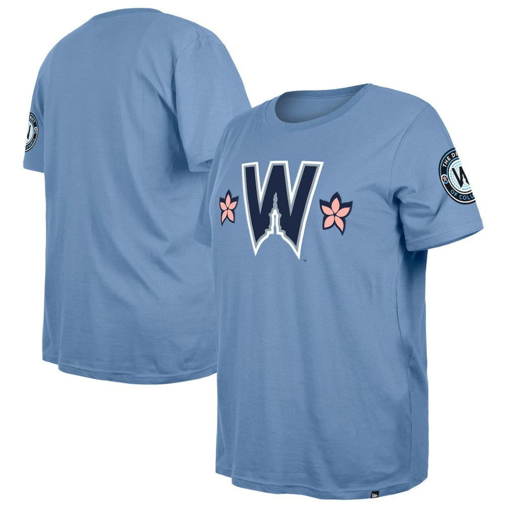 Washington Nationals Women's 2025 City Connect Plus Size T-Shirt - Powder Blue | New Era
