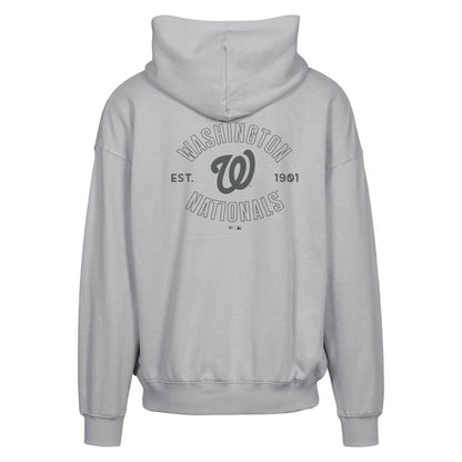 Washington Nationals Levelwear Uphill Abyssal Full-Zip Hoodie - Gray