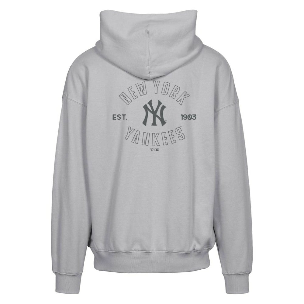 New York Yankees Levelwear Uphill Abyssal Full-Zip Hoodie - Gray