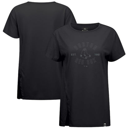 Boston Red Sox Levelwear Women's Influx Abyssal T-Shirt - Black