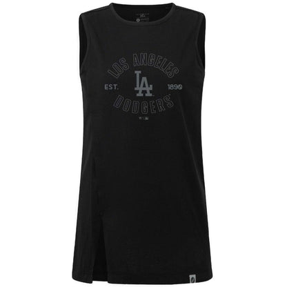 Los Angeles Dodgers Levelwear Women's Influx Abyssal Tank Top - Black