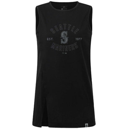 Seattle Mariners Levelwear Women's Influx Abyssal Tank Top - Black