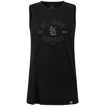 St. Louis Cardinals Levelwear Women's Influx Abyssal Tank Top - Black