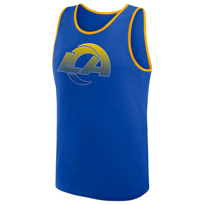 Los Angeles Rams Logo Athletic Unmatched Success Tank Top - Royal sale
