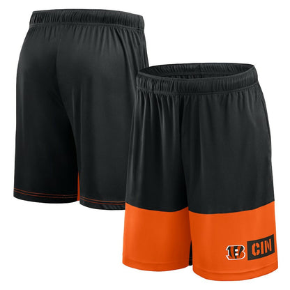 Cincinnati Bengals Logo Athletic Best of the Best Shorts - Black on sale