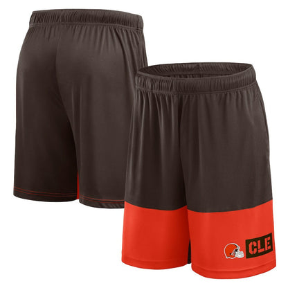 Cleveland Browns Logo Athletic Best of the Best Shorts - Brown outlet