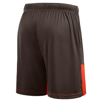 Cleveland Browns Logo Athletic Best of the Best Shorts - Brown outlet