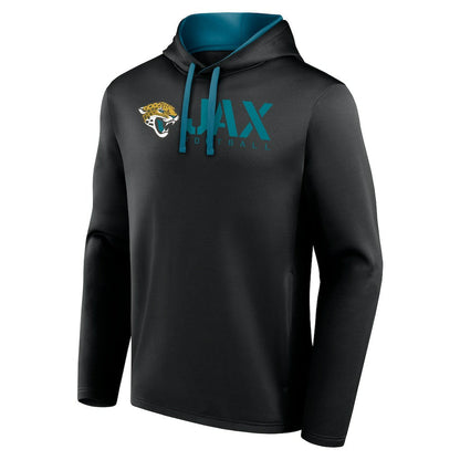 Jacksonville Jaguars Logo Athletic Head Start Pullover Hoodie - Black sale