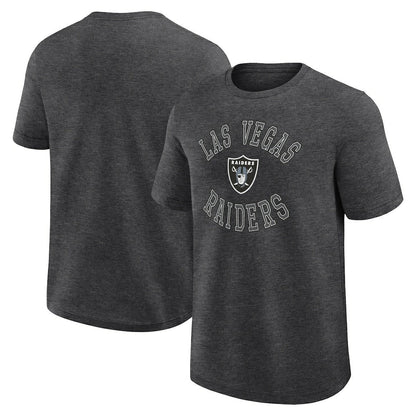 Las Vegas Raiders Logo Athletic Success T-Shirt - Heather Charcoal on sale