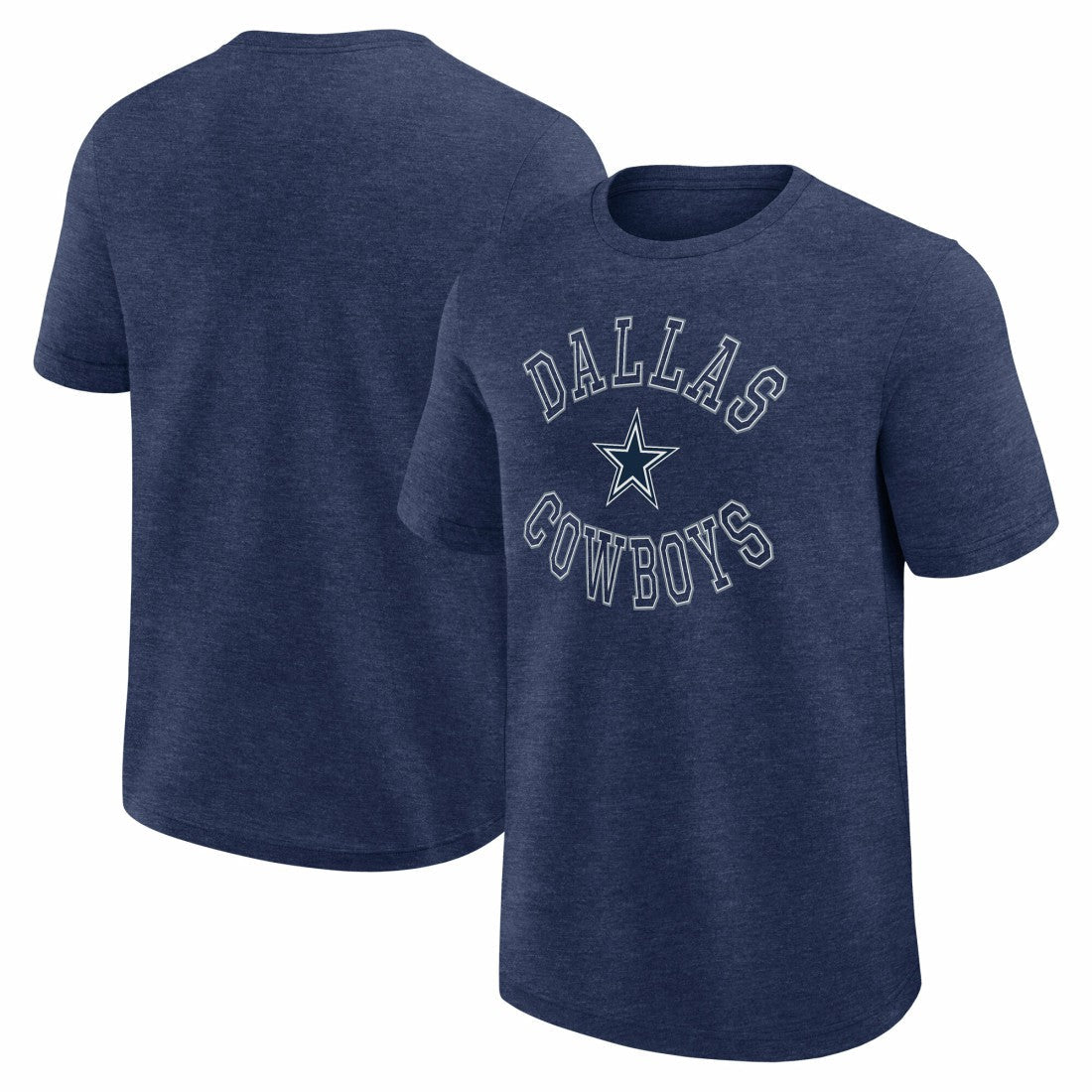 Dallas Cowboys Logo Athletic Success T-Shirt - Heather Navy on sale