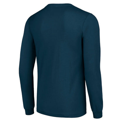 Chicago Bears Starter Shield Logo Long Sleeve T-Shirt - Navy outlet