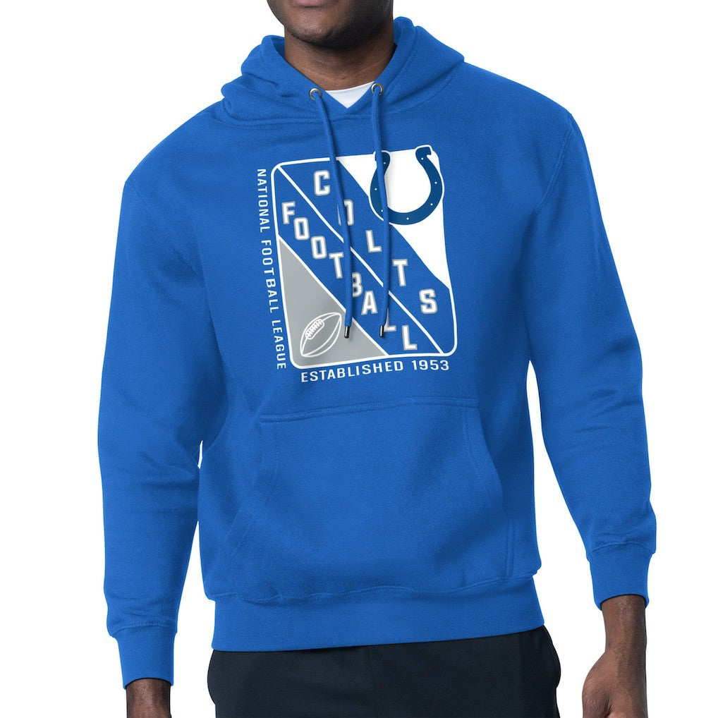 Indianapolis Colts Starter Shield Logo Pullover Hoodie - Royal for sale