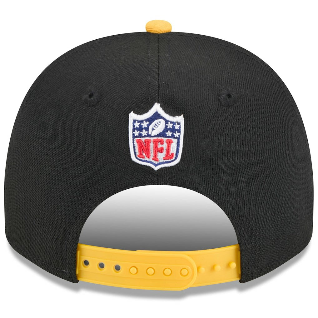 Pittsburgh Steelers New Era 2025 NFL Draft A-Frame 9FIFTY Snapback Hat - Black/Gold online
