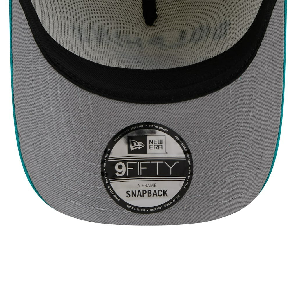 Miami Dolphins New Era 2025 NFL Draft A-Frame 9FIFTY Snapback Hat - Cream/Aqua for sale