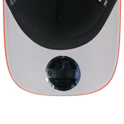 Cincinnati Bengals New Era 2025 NFL Draft 9FORTY A-Frame M-Crown Adjustable Hat - Black/Orange outlet