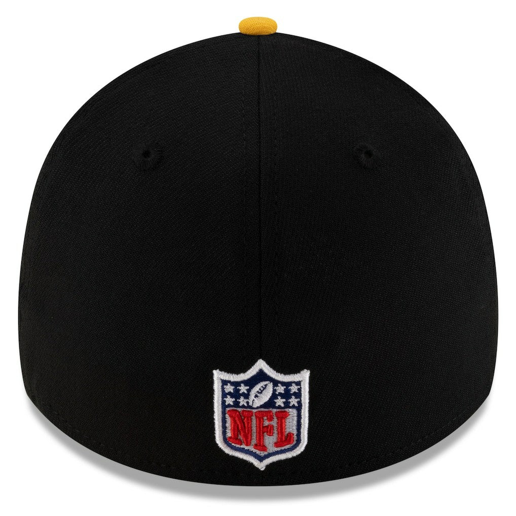 Pittsburgh Steelers New Era 2025 NFL Draft 39THIRTY Flex Hat - Black/Gold sale