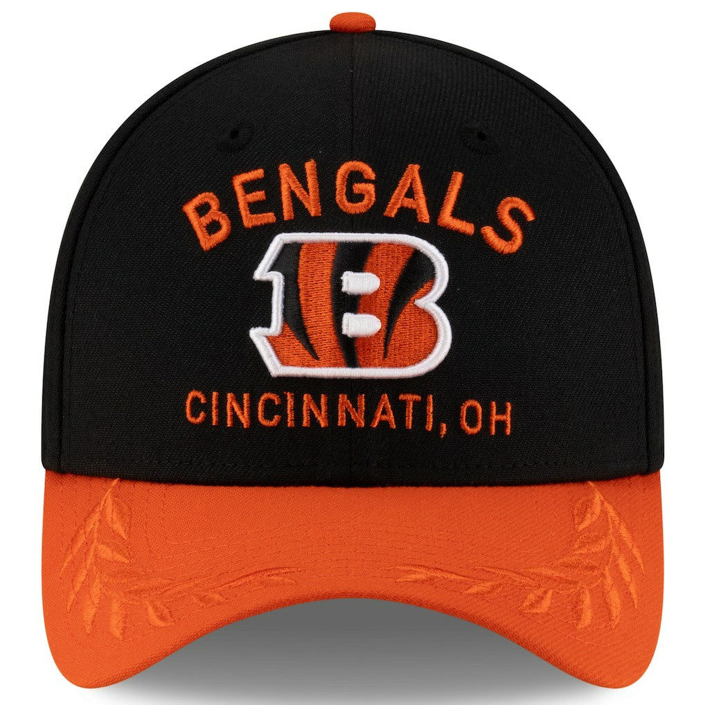 Cincinnati Bengals New Era 2025 NFL Draft 39THIRTY Flex Hat - Black/Orange sale