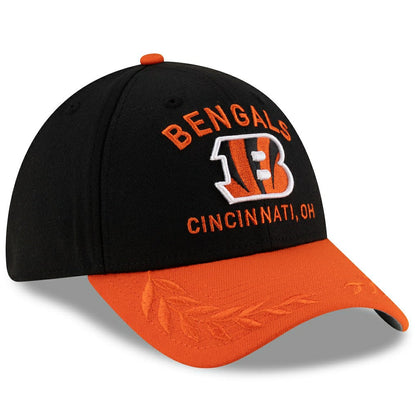 Cincinnati Bengals New Era 2025 NFL Draft 39THIRTY Flex Hat - Black/Orange sale