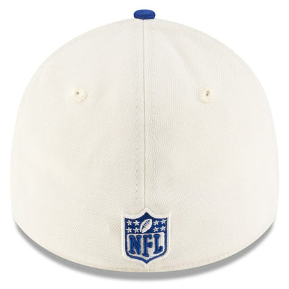 Buffalo Bills New Era 2025 NFL Draft 39THIRTY Flex Hat - Cream/Royal for sale