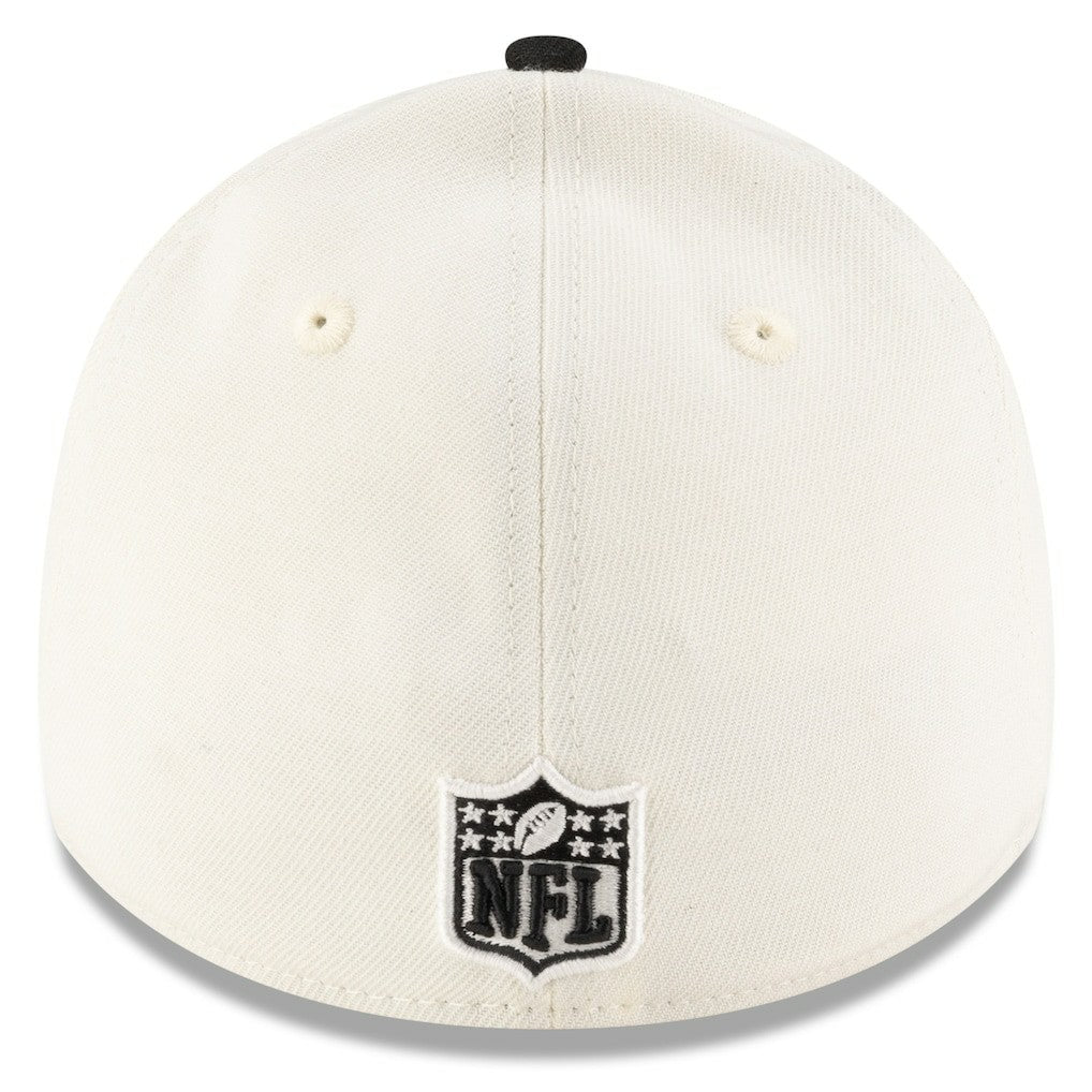 Pittsburgh Steelers New Era 2025 NFL Draft 39THIRTY Flex Hat - Cream/Black for sale
