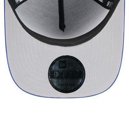 Buffalo Bills New Era Youth 2025 NFL Draft A-Frame 9FIFTY Snapback Hat - Black/Royal outlet