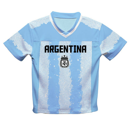 Julián Álvarez Argentina National Team Vive La Fete Football Jersey - Light Blue discount