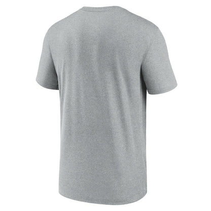 Detroit Tigers Tricode Legend Performance T-Shirt - Heather Gray | Nike