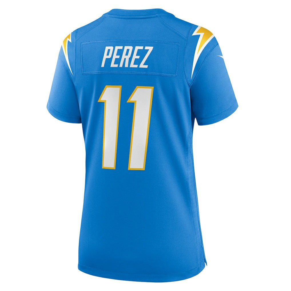 Luis Perez Los Angeles Chargers Women's Team Game Jersey - Powder Blue | Nike for sale