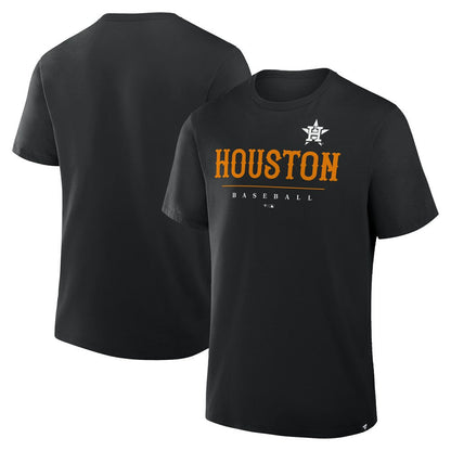 Houston Astros Color Pop Legacy Clubhouse T-Shirt - Black
