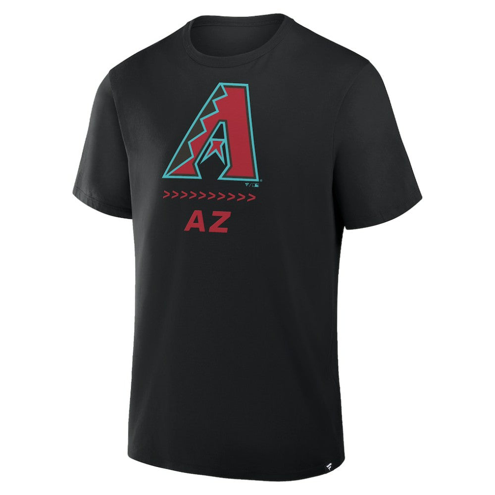 Arizona Diamondbacks Clubhouse Legacy Side Swipe T-Shirt - Black