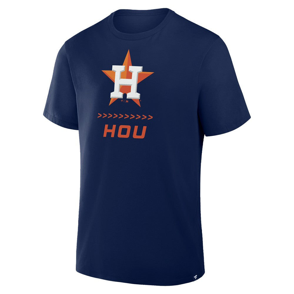 Houston Astros Clubhouse Legacy Side Swipe T-Shirt - Navy