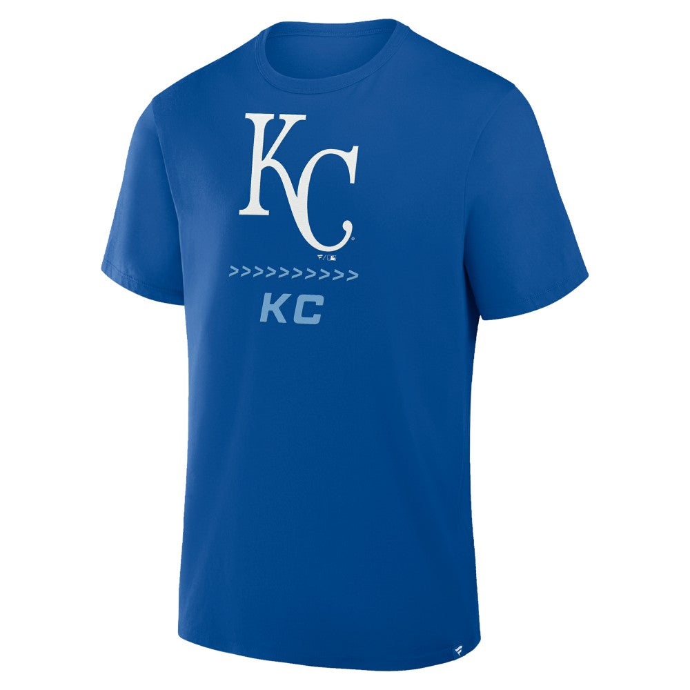 Kansas City Royals Clubhouse Legacy Side Swipe T-Shirt - Royal