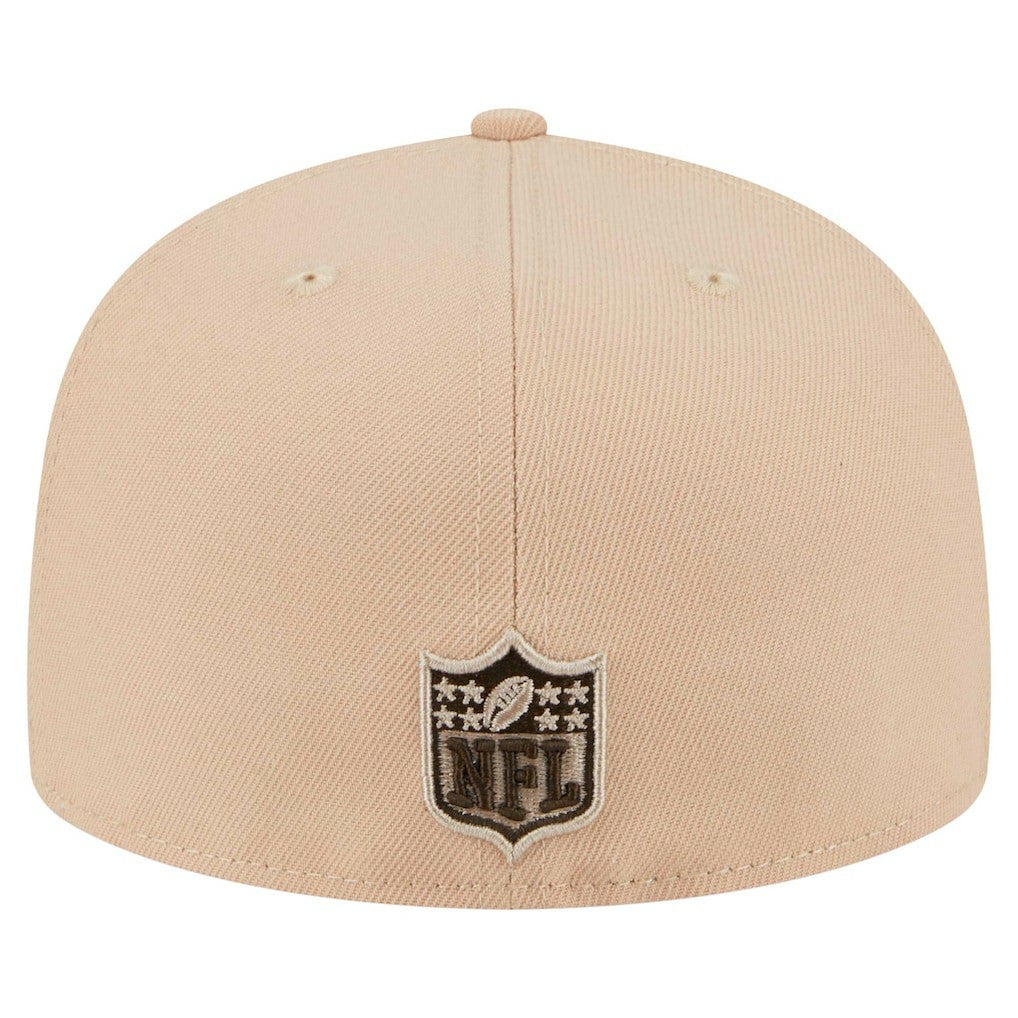 Pittsburgh Steelers New Era Candied Pecan 59FIFTY Fitted Hat - Tan on sale