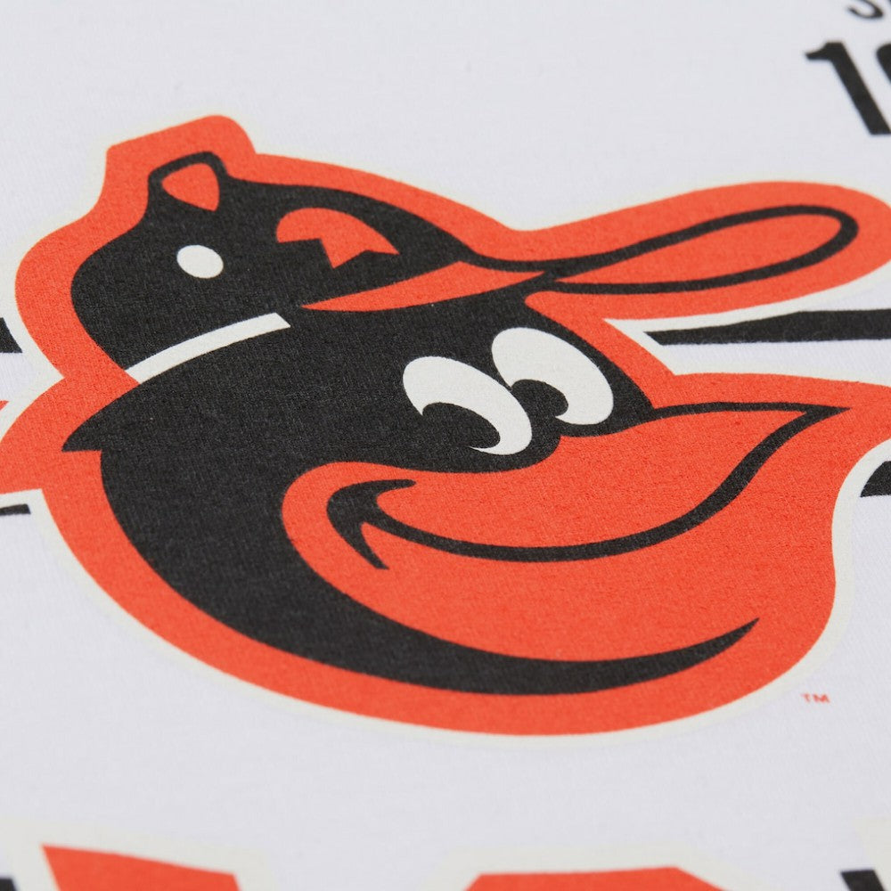 Baltimore Orioles Cooperstown Collection Team Origins Premium T-Shirt - White | Mitchell & Ness
