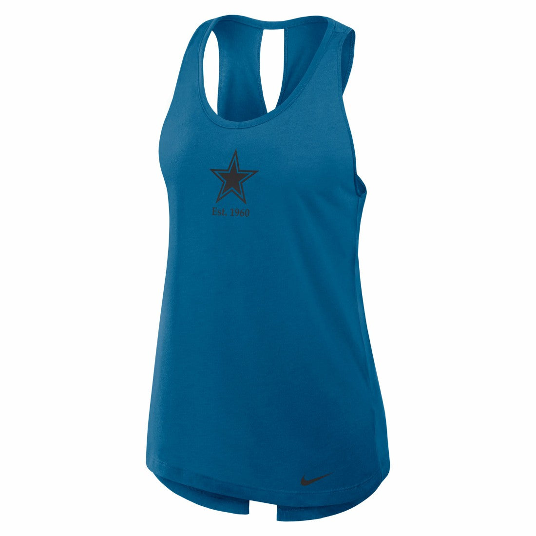 Dallas Cowboys Women's Glory Open-Back Crisscross Dri-FIT Tank Top - Navy | Nike outlet