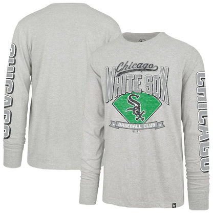 Chicago White Sox Fair Ball Franklin Long Sleeve T-Shirt - Gray | 47 brand