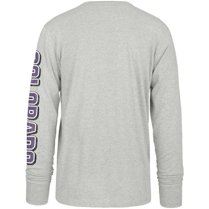 Colorado Rockies Fair Ball Franklin Long Sleeve T-Shirt - Gray | 47 brand