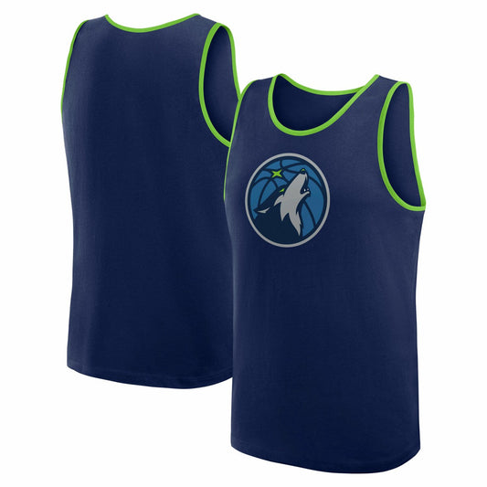 Minnesota Timberwolves Logo Athletic Unmatched Success Tank Top - Navy online