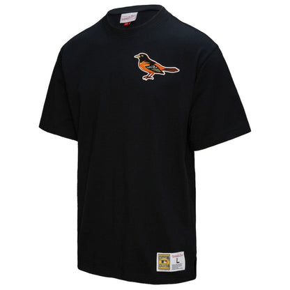 Cal Ripken Jr. Baltimore Orioles Legends Collection Vintage Logo T-Shirt - Black | Mitchell & Ness