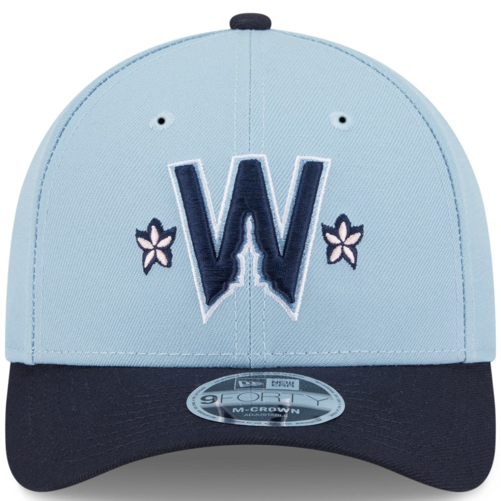 Washington Nationals 2025 City Connect 9FORTY M-Crown Adjustable Hat - Light Blue/Navy | New Era