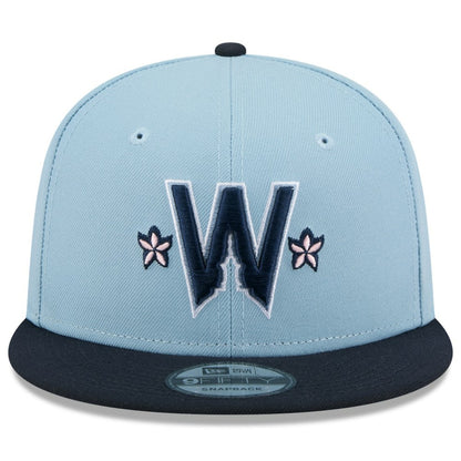 Washington Nationals 2025 City Connect 9FIFTY Snapback Hat - Light Blue/Navy | New Era