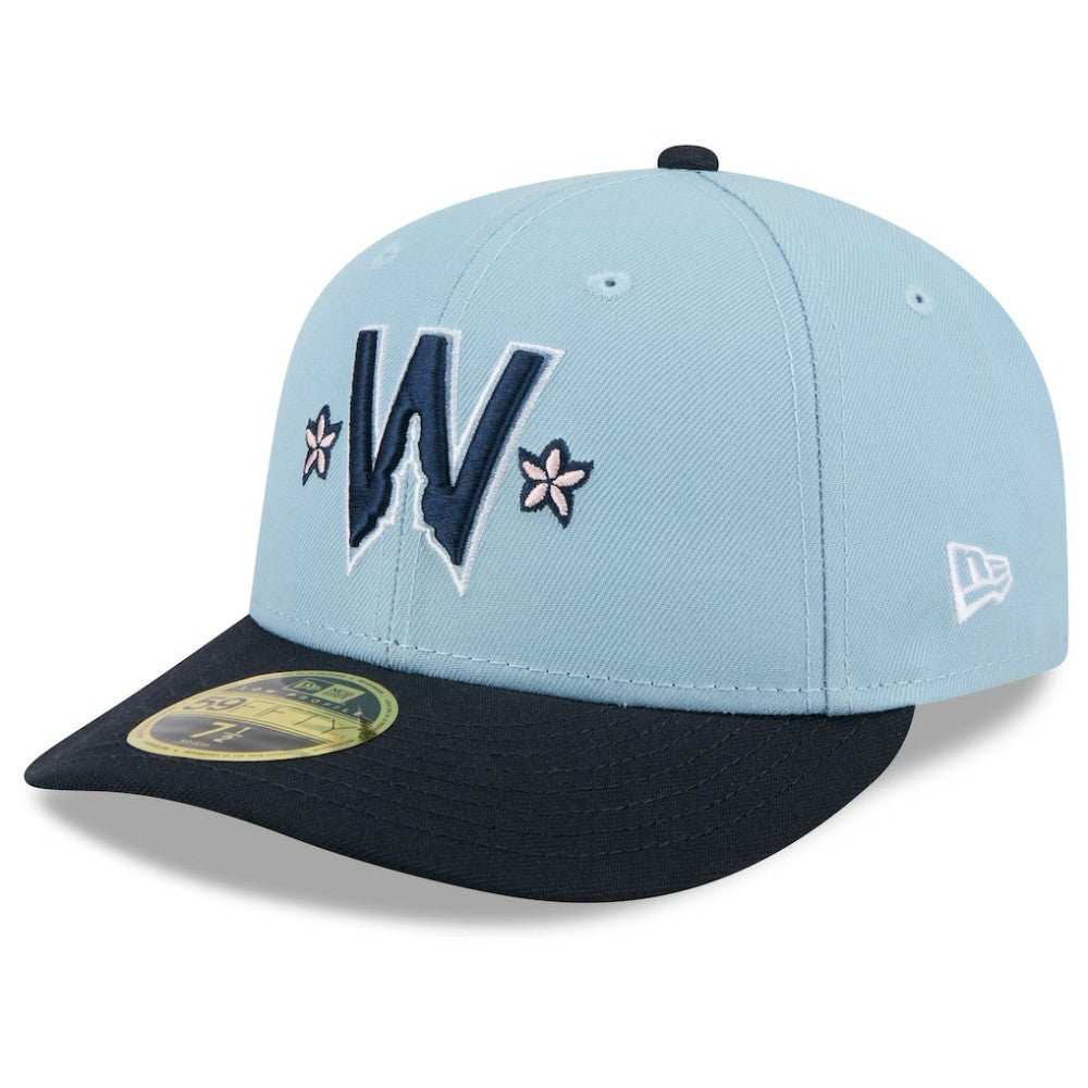 Washington Nationals 2025 City Connect Low Profile 59FIFTY Fitted Hat - Light Blue/Navy | New Era