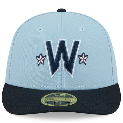 Washington Nationals 2025 City Connect Low Profile 59FIFTY Fitted Hat - Light Blue/Navy | New Era