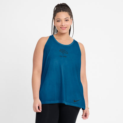 Denver Broncos Women's Glory Open-Back Crisscross Dri-FIT Tank Top - Turquoise | Nike sale