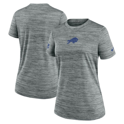 Buffalo Bills Women's Sideline Velocity Dri-FIT T-Shirt - Gray | Nike outlet