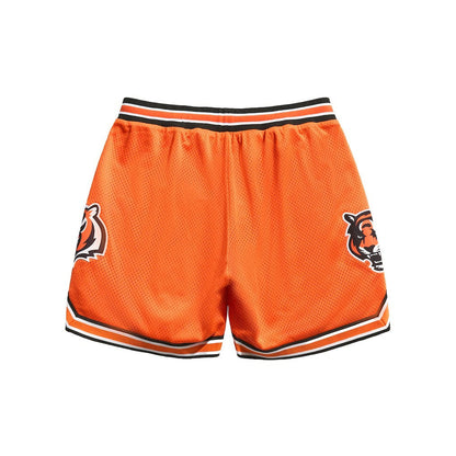Cincinnati Bengals Chalk Line Court Shorts - Orange/Black cheap