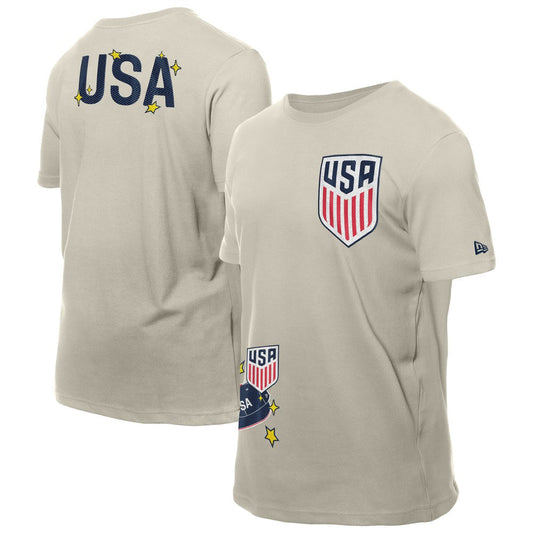 USMNT New Era Logo Select T-Shirt - Light Beige | New Era online