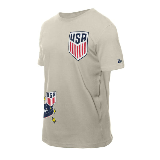 USMNT New Era Logo Select T-Shirt - Light Beige | New Era online