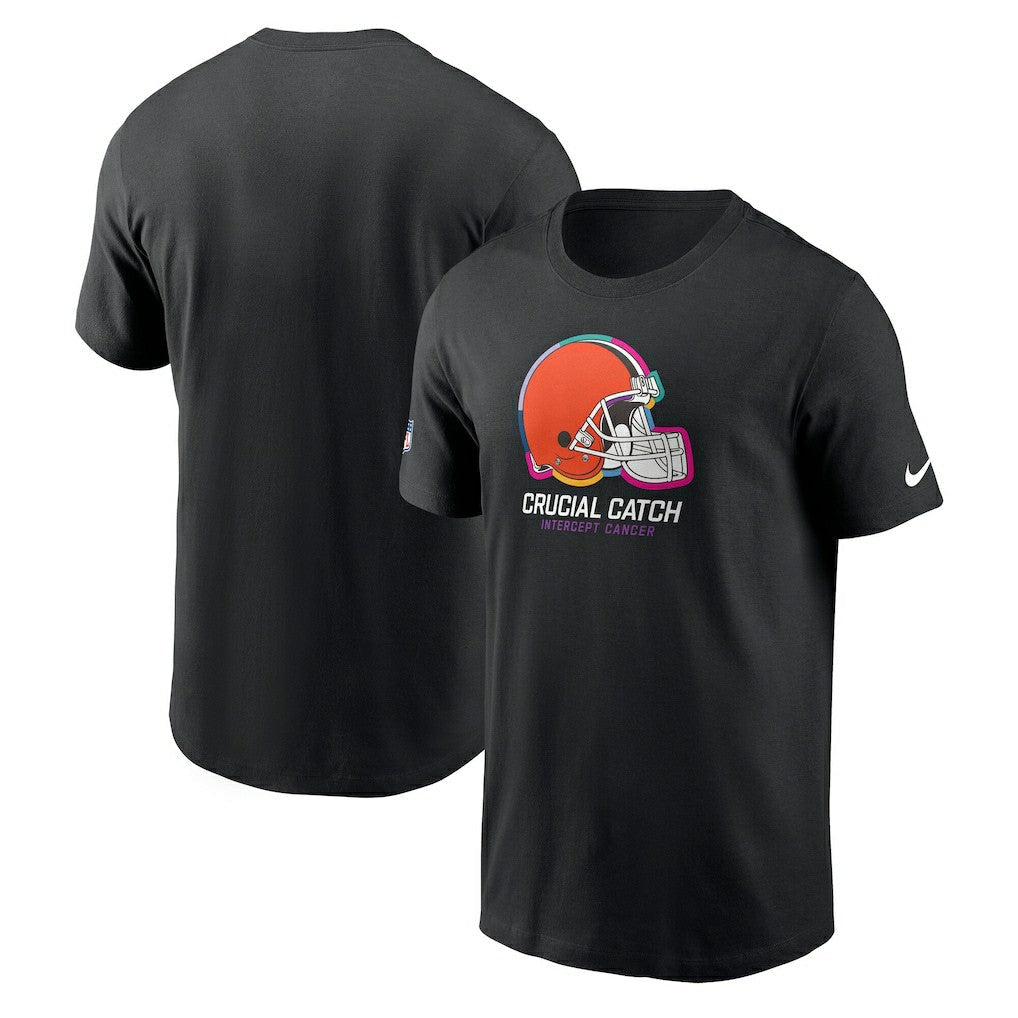 Cleveland Browns 2024 NFL Crucial Catch Club T-Shirt - Black | Nike for sale