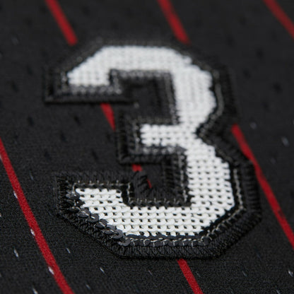 Dwyane Wade Miami Heat x DANNIJO Women's Fashion Cropped Basketball Jersey - Black | Mitchell & Ness discount